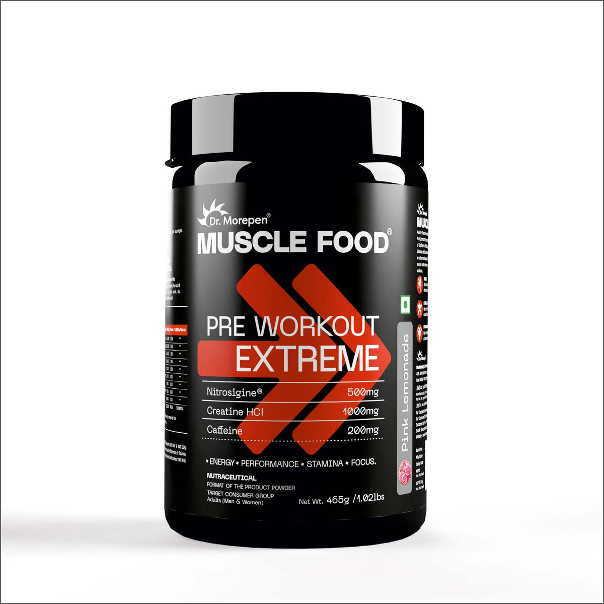 Pre-workout Extreme Pink Lemonade