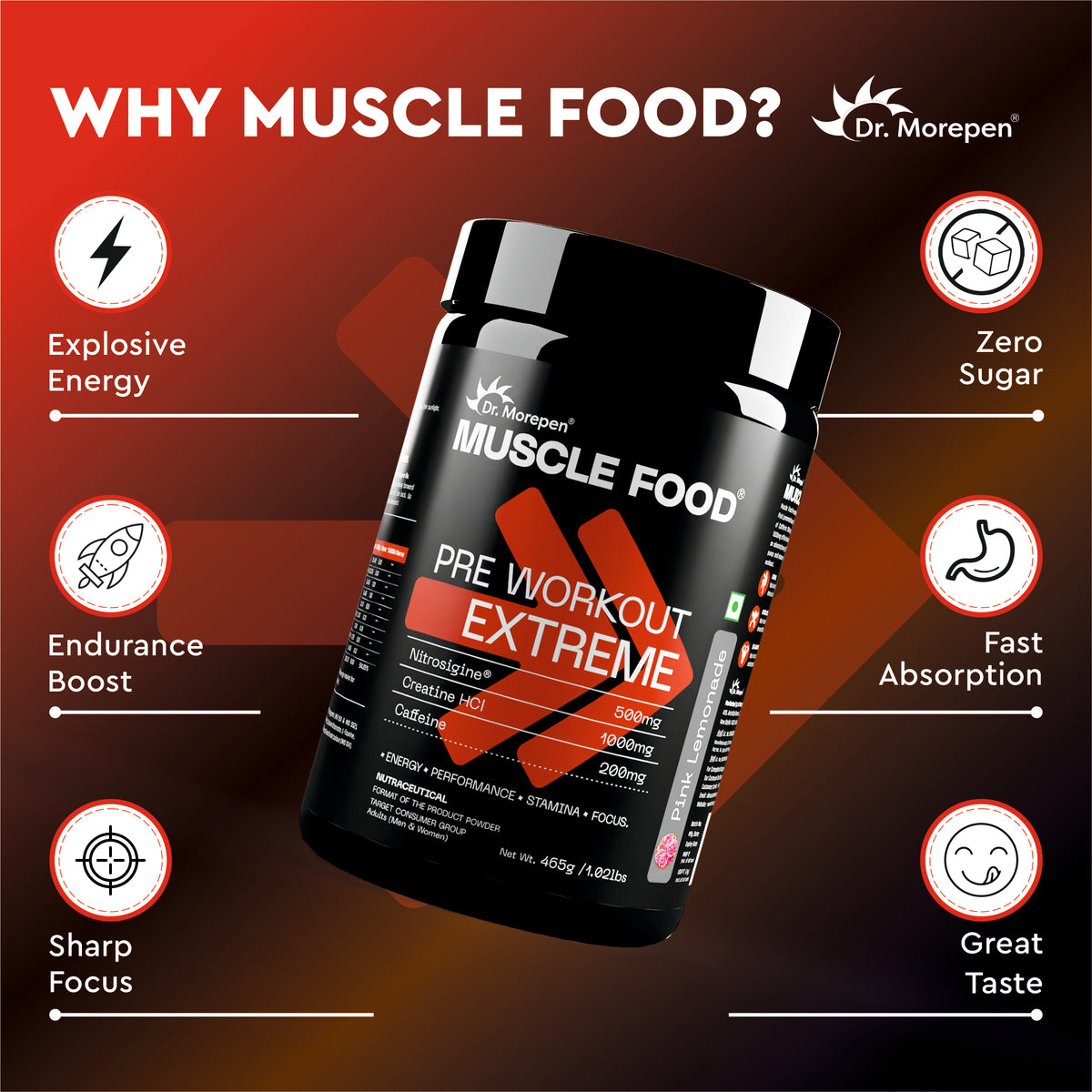Pre-workout Extreme Pink Lemonade