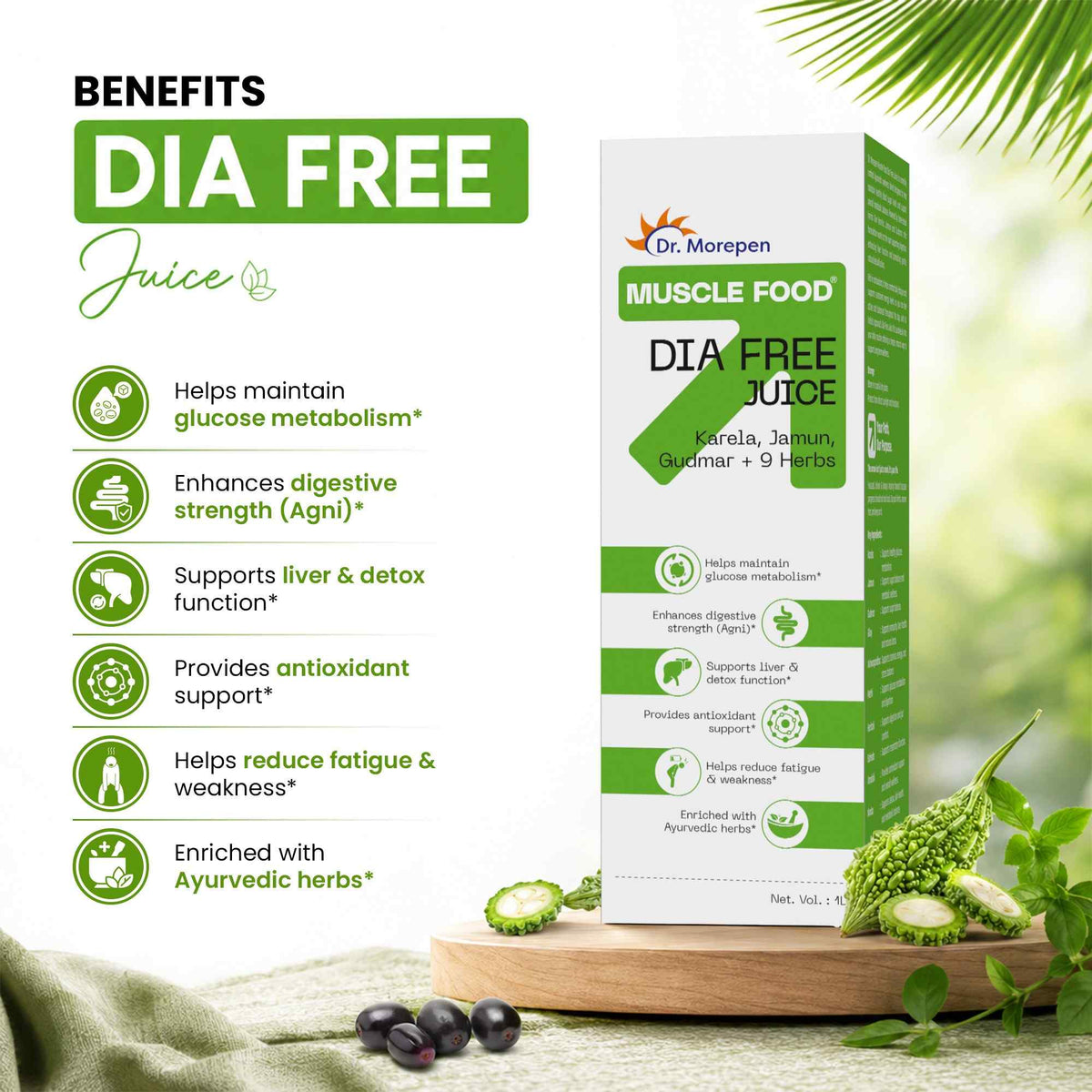 Muscle Food Dia Free - 1lt