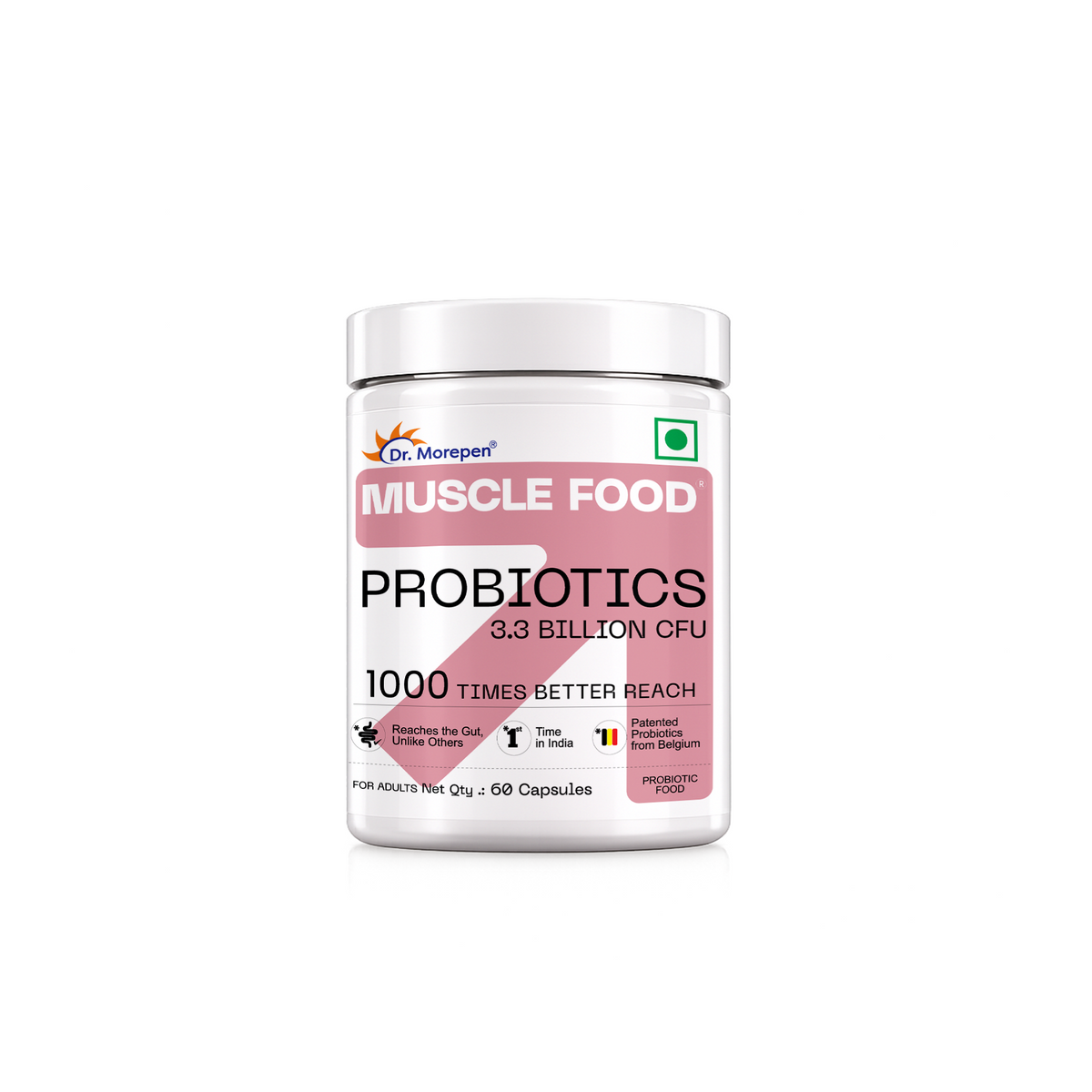 Muscle Food  Probiotics 3.3 Billion CFU