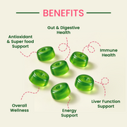 Muscle Food Super Green Gummies(Green Apple)