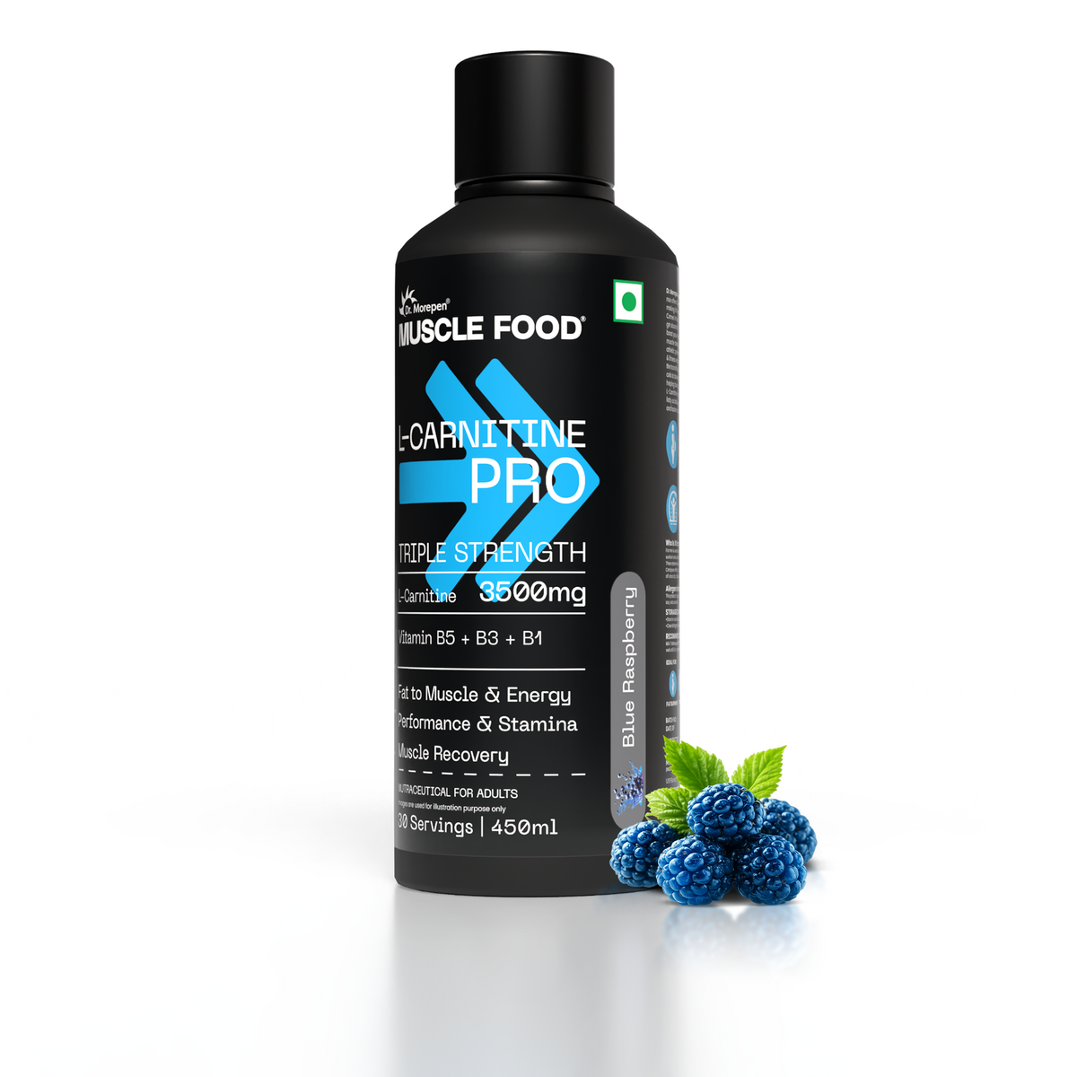 Muscle Food L-Carnitine Blue Raspberry