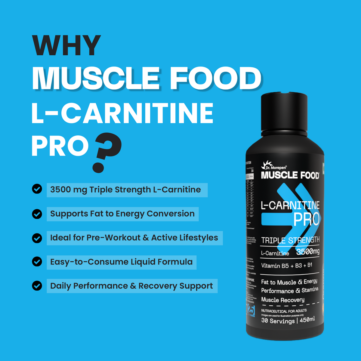 Muscle Food L-Carnitine Orange