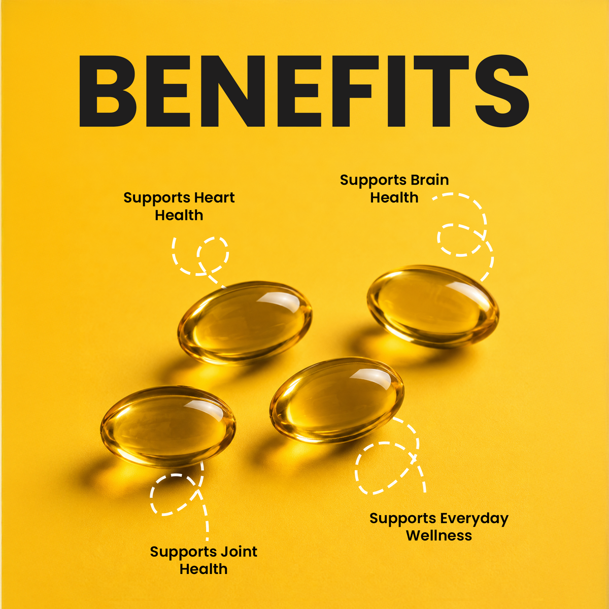 Muscle Food Omega -3 Triple Strength - 60 Capsules