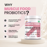 Muscle Food  Probiotics 3.3 Billion CFU