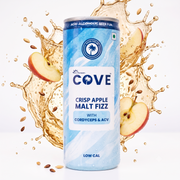 Cove Crisp Apple Malt Fizz  with Cordyceps & ACV  low cal