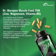Muscle Food ZMA ZINC +MAGNESIUM + VITAMIN B6